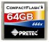 Pretec  64- CompactFlash    666x