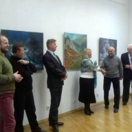У Стрию відкрили виставку живописних картин «Плинність» У Стрию відкрили виставку живописних картин «Плинність»