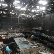 В центре Симферополя горел вещевой рынок (ФОТО) В центре Симферополя горел вещевой рынок (ФОТО)