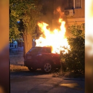 Ночью в Одессе сожгли четыре автомобиля Ночью в Одессе сожгли четыре автомобиля