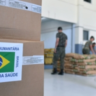 Около 200 тон гумпомощи из Бразилии на могут попасть в Венесуэлу из-за блокады границы Около 200 тон гумпомощи из Бразилии на могут попасть в Венесуэлу из-за блокады границы