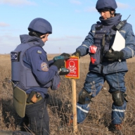Спасатели разминировали 12 гектаров возле Петровского Спасатели разминировали 12 гектаров возле Петровского