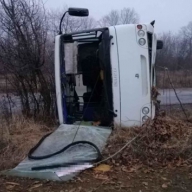 В Винницкой области перевернулся рейсовый автобус: есть пострадавшие В Винницкой области перевернулся рейсовый автобус: есть пострадавшие