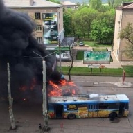 В Краматорске горят маршрутки и троллейбусы – СМИ В Краматорске горят маршрутки и троллейбусы – СМИ
