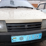 В результате обстрела блокпоста в Гнутово пострадал милицейский автомобиль В результате обстрела блокпоста в Гнутово пострадал милицейский автомобиль