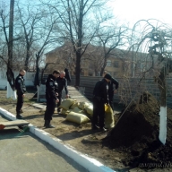 Сотрудники ГСО провели субботник Сотрудники ГСО провели субботник