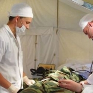 В Водяном ранен волонтер В Водяном ранен волонтер