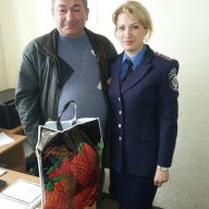 Руководство Першотравневого отделения полиции посетило бывшего работника милиции - участника ликвидации последствий аварии на ЧАЭС Руководство Першотравневого отделения полиции посетило бывшего работника милиции - участника ликвидации последствий аварии на ЧАЭС